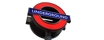 EC UK Banner - Underground Schild